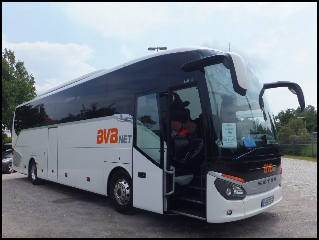 Endlich!!! Setra 515 HD von BVB.net aus Deutschland in Binz.