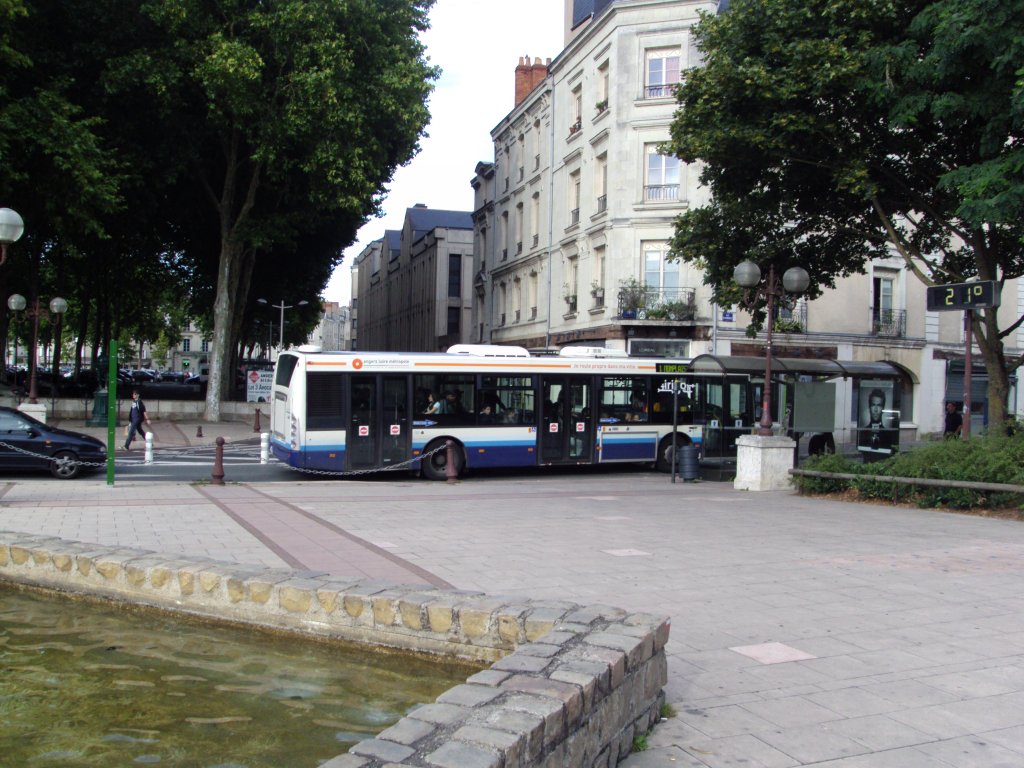 IRIGO-Scania in Angers in der Region Val de Loire in Frankreich, am 25.7.11 