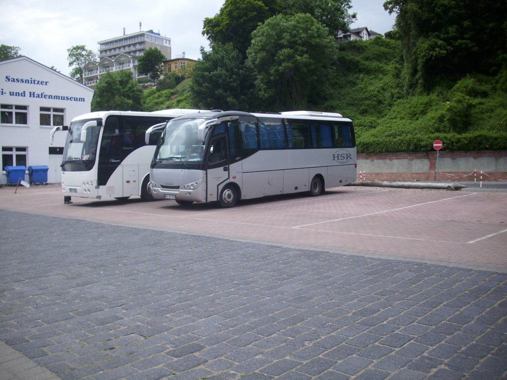 MAN Dexon von HSR aus Deutschland im Stadthafen Sassnitz.