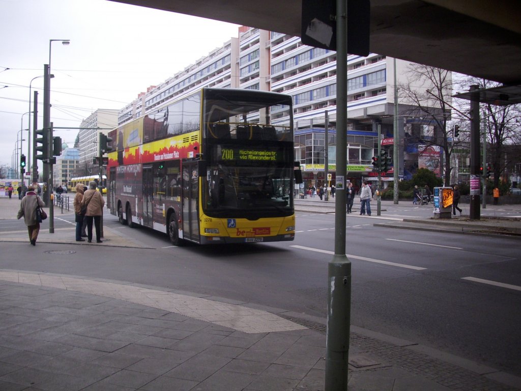 MAN Lion's City DD der BVG in Berlin.

