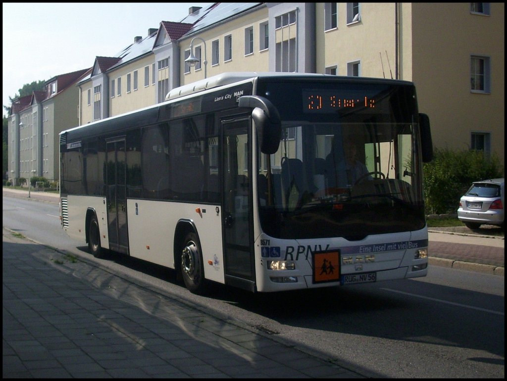 MAN Lion's City  LE der RPNV in Sassnitz.