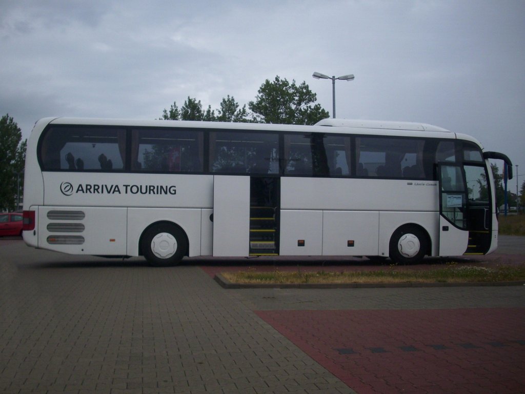 MAN Lion's Coach von Arriva Touring aus den Niederlanden in Sagard.