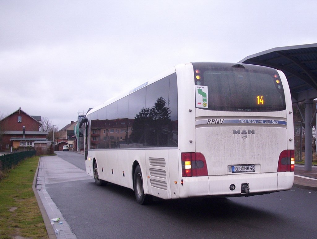 MAN Lion's Regio der RPNV in Sassnitz.