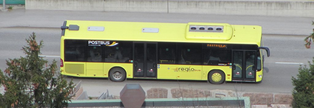 Mercedes Citaro II bei Brixlegg am 4.4.2012.