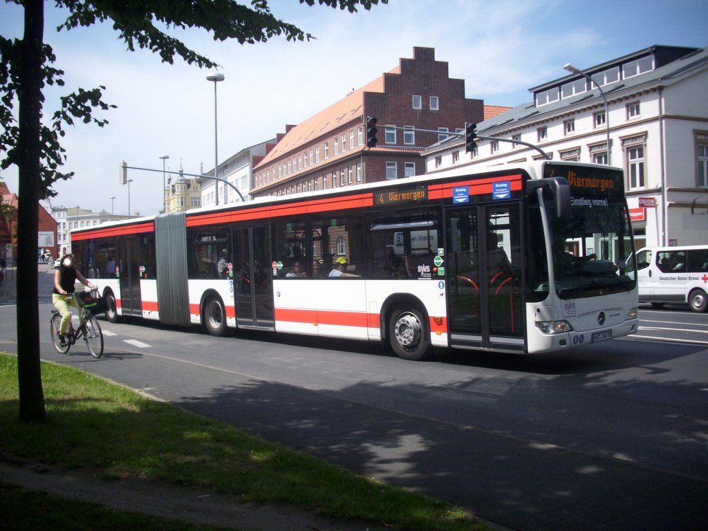 Mercedes Citaro II der Stadtwerke Stralsund in Stralsund.