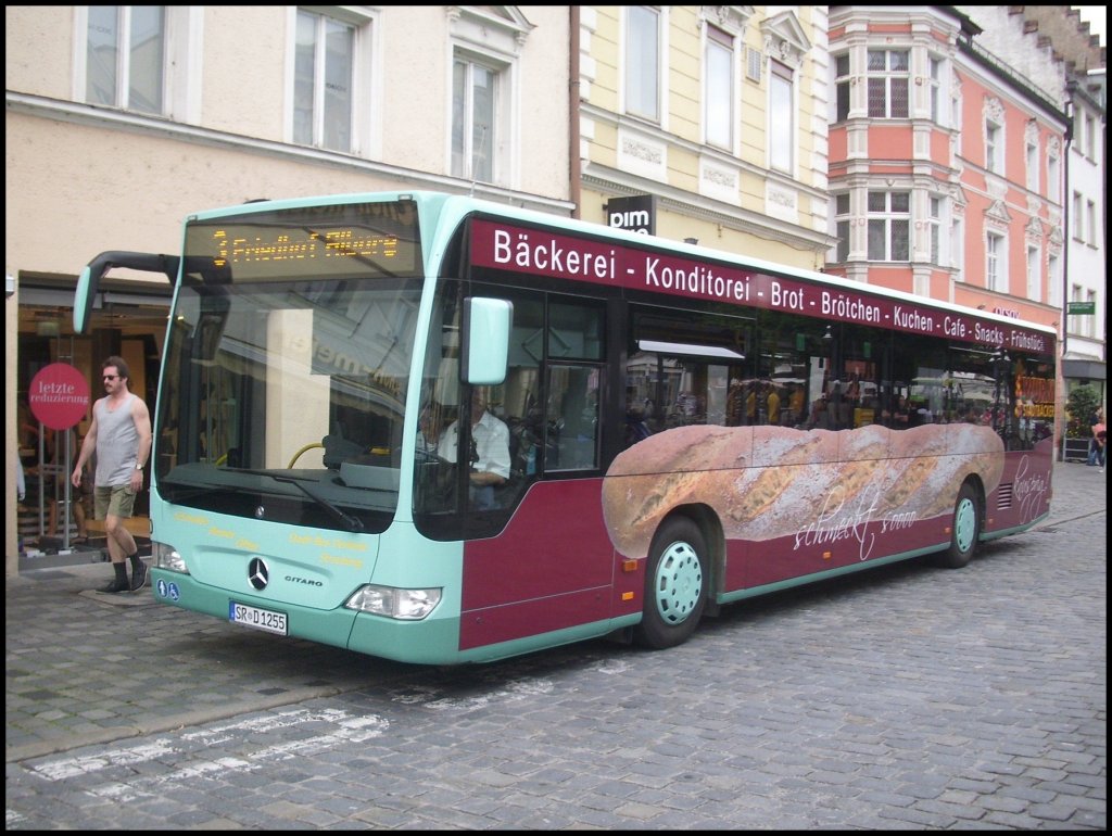 Mercedes Citaro II der Stadtwerke Straubing in Straubing.

