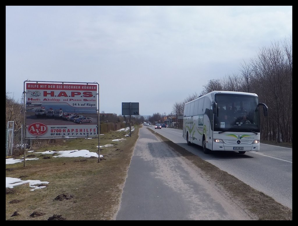 Mercedes Tourismo von Geiler Reisen aus Deutschland in Sassnitz.