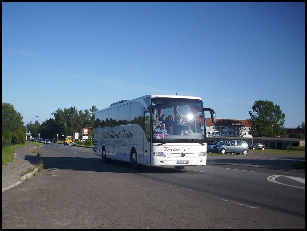 Mercedes Tourismo vom Reisedienst Teske aus Deutschland in Sassnitz.