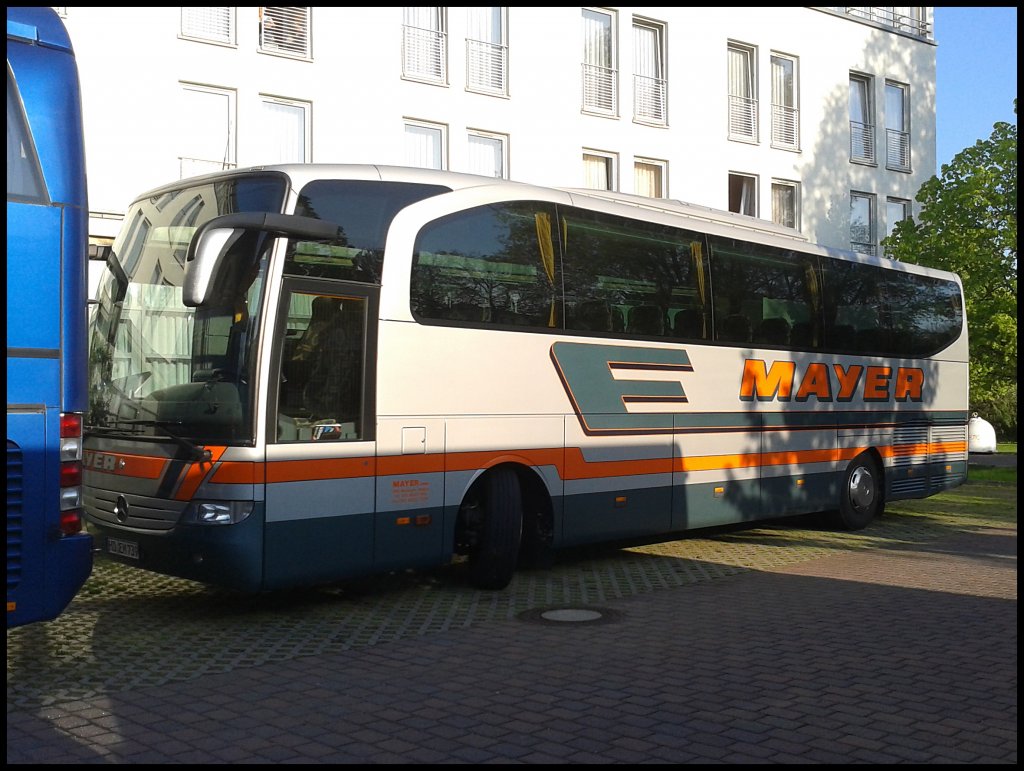 Mercedes Travego von Mayer aus Deutschland in Bergen.