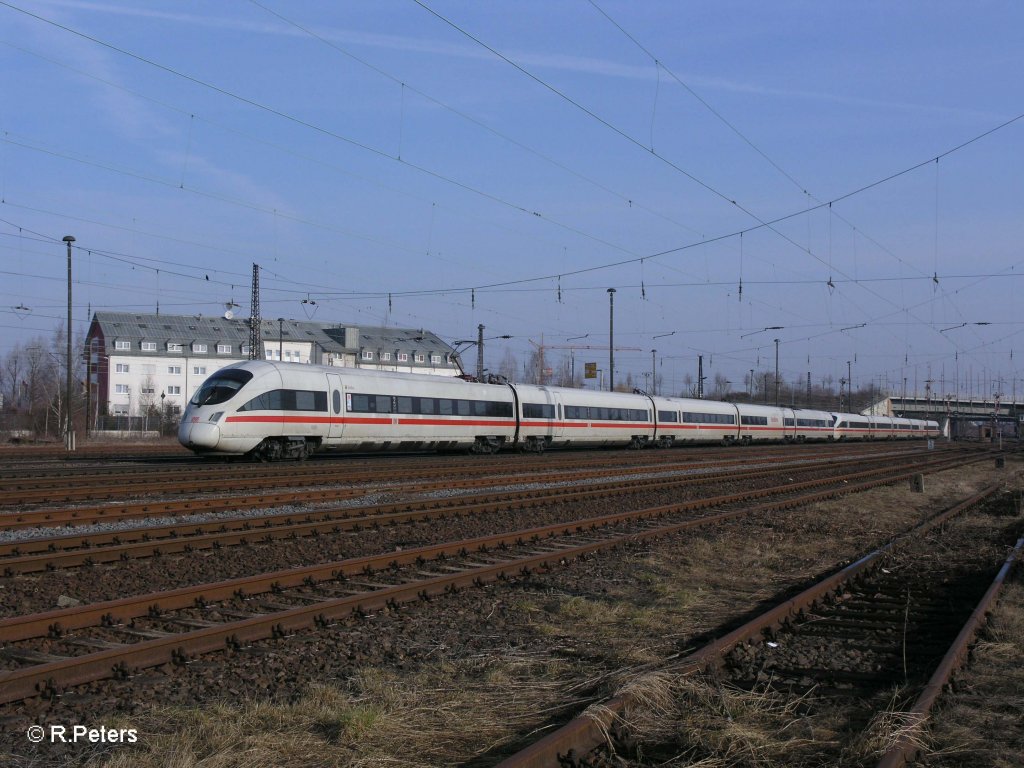 Nachschuss von 415 003-3  Altenbecken  + 415 020-7  Gotha  in Leipzig Sch�nefeld. 12.03.11
