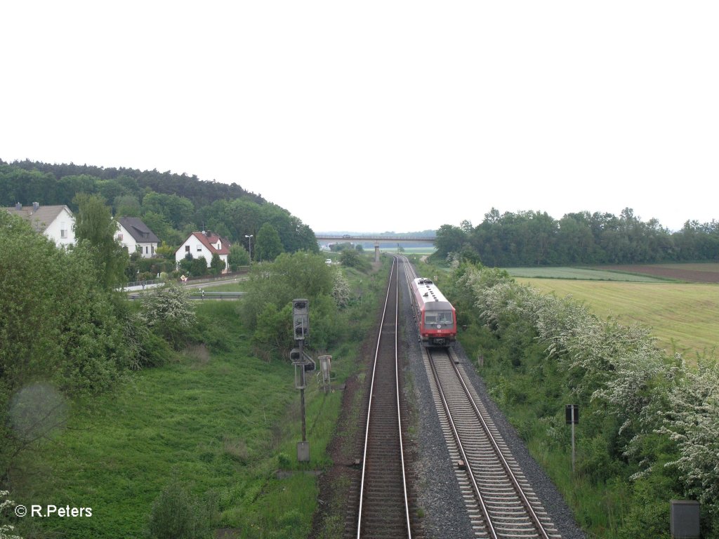 Nachschuss von 610 009 als RE3560 nach N�rnberg. 26.05.10