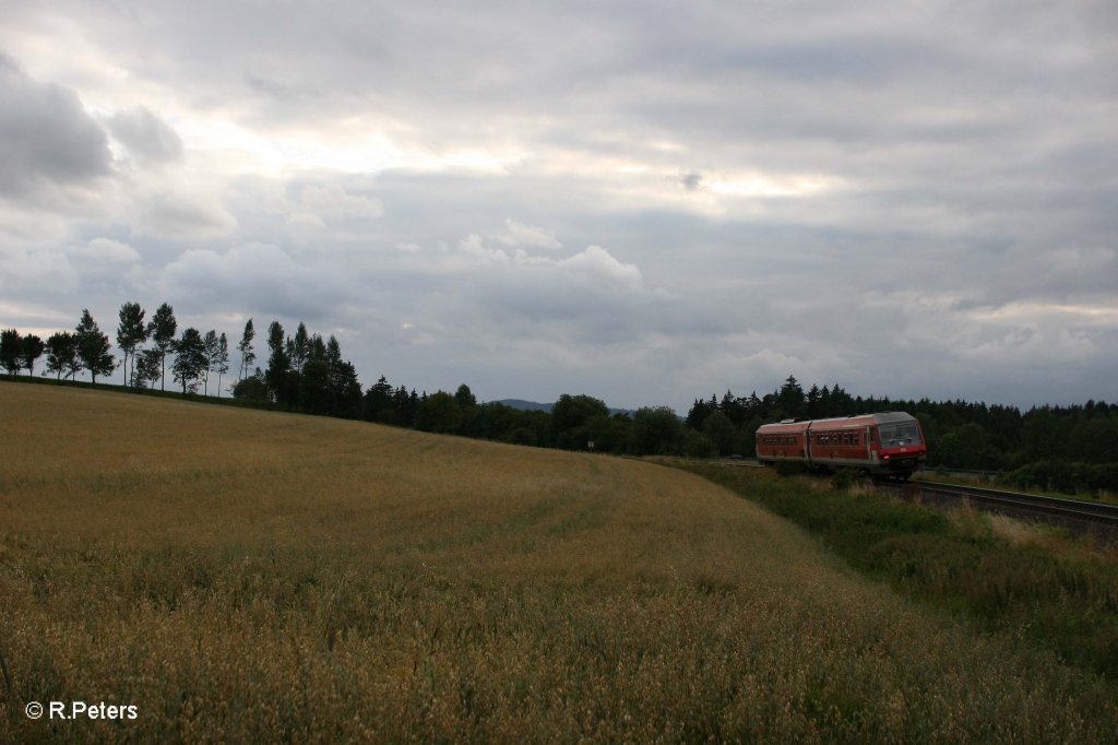 Nachschuss von 610 016-8 als RE 5282 Chep – N�rnberg beu Seu�en. 22.07.11
