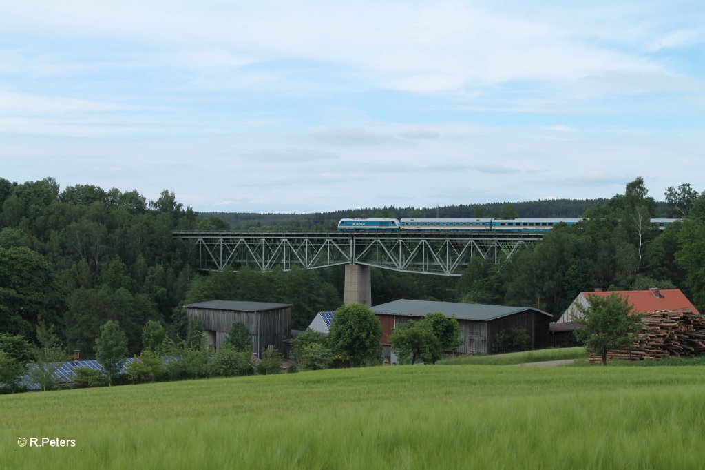 Nachschuss auf dem Alex nach Hof bei Unterth�lau. 14.06.13