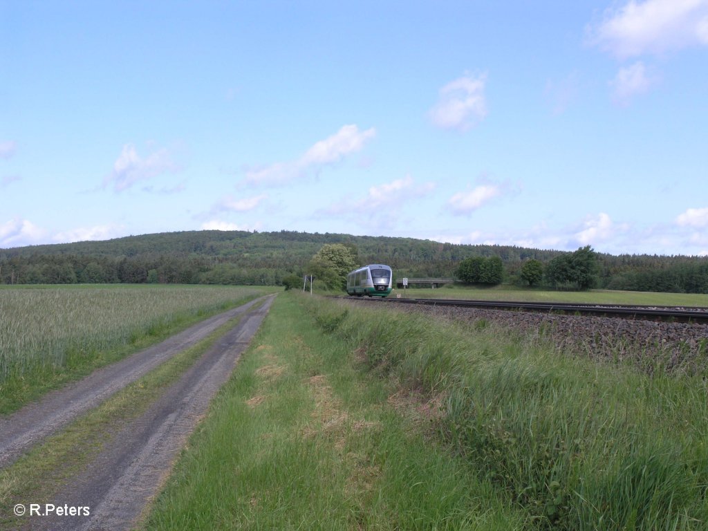 Nachschuss von dne VT auf dem Weg nach Hof bei Oberteich. 08.06.09