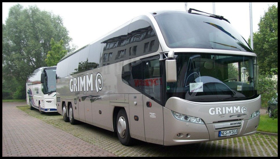 Neoplan Cityliner von Menzel/Grimm aus Deutschland in Bergen.