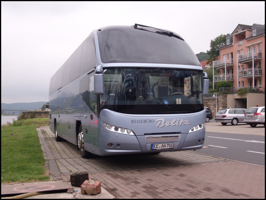 Neoplan Cityliner vom Reisebro Belitz aus Deutschland in Bad Schandau.