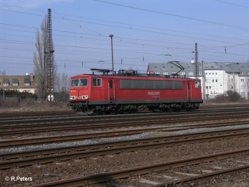 Nochmal 155 132-4 in Leipzig Sch�nefeld 05.03.11