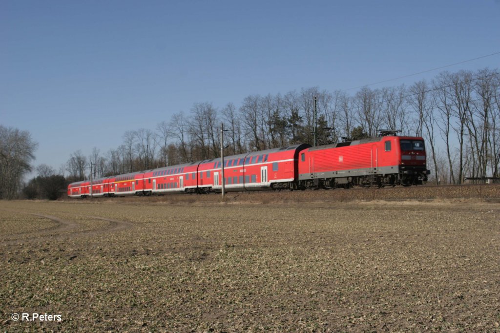 RE 18113 nach Eisenh�ttenstadt bei Jacobsdorf(Mark) 08.03.11