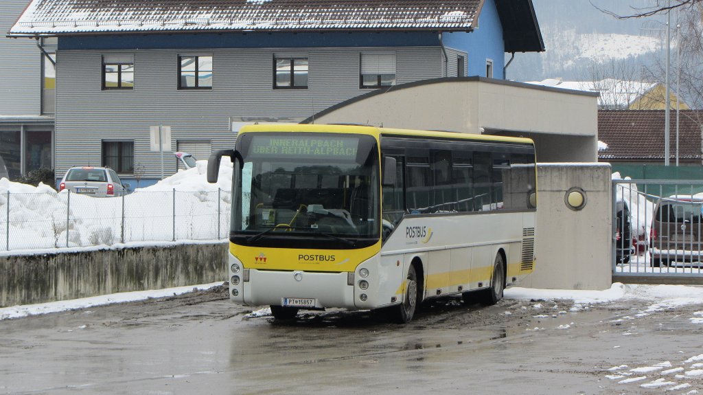 Renault Ares in Brixlegg (Postbusgarage[BB]) am 14.2.2012.