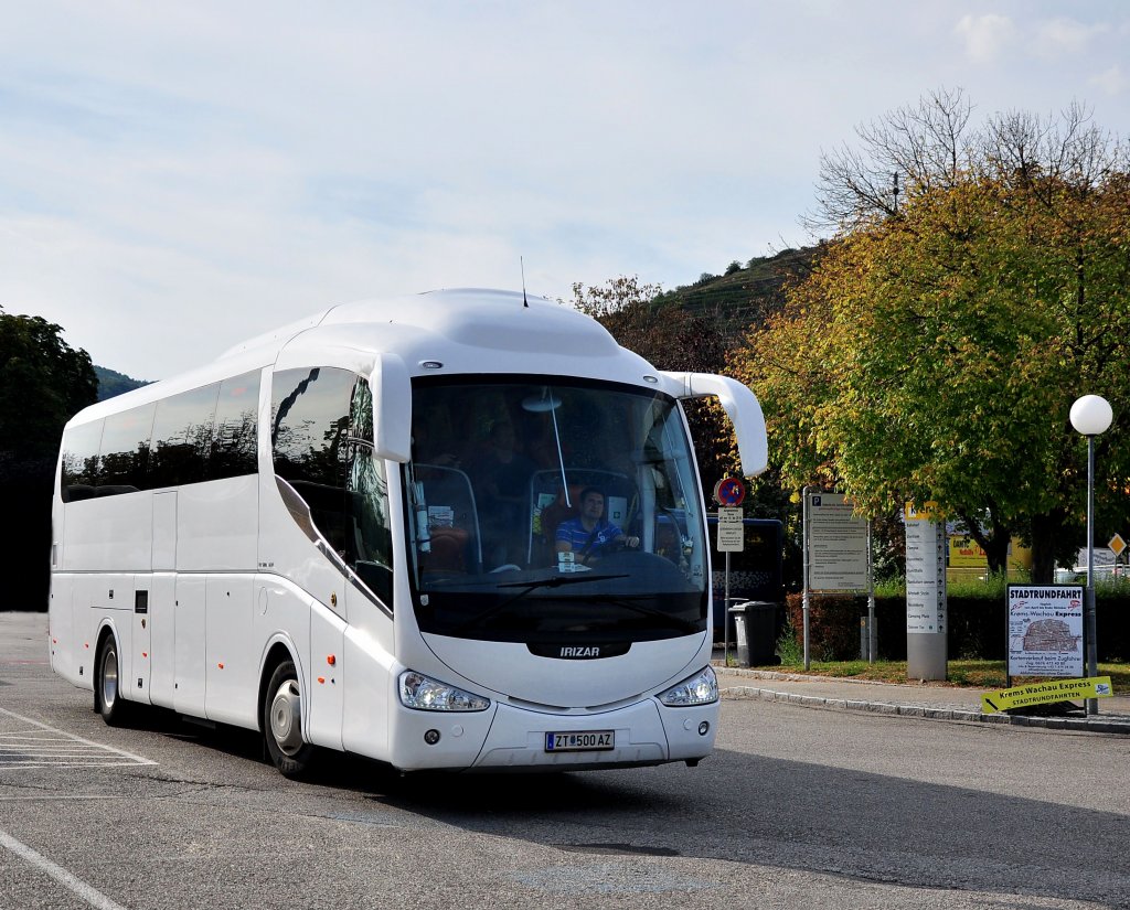 SCANIA IRIZAR aus Niedersterreich,Krems September 2012.