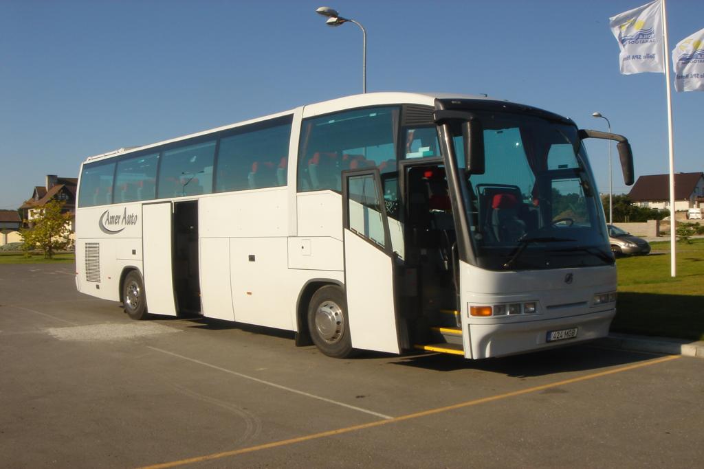 Scania Reisebus in Estland/ hier in Toila / Estland am 7.6.2007 aufgenommen.