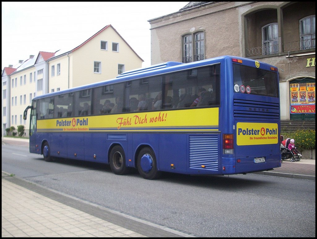 Setra 317 GT-HD von Wricke-Touristik aus Deutschland in Sassnitz.