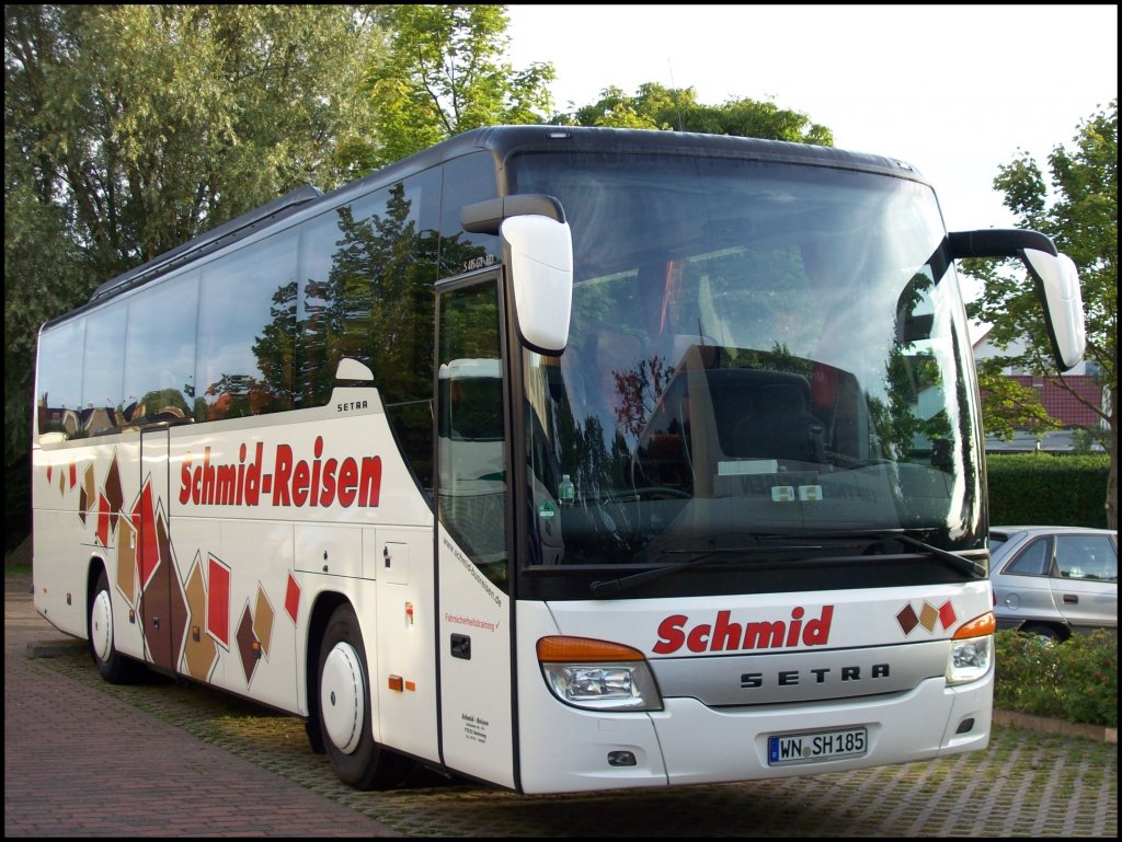 Setra 415 GT-HD von Schmid aus Deutschland in Bergen.