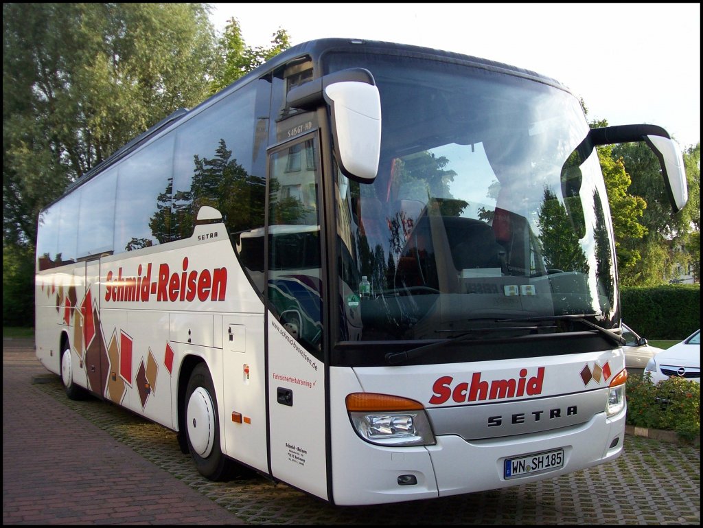 Setra 415 GT-HD von Schmid aus Deutschland in Bergen.