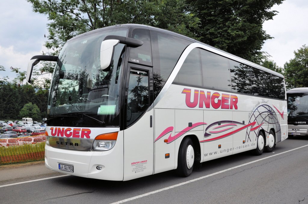 SETRA 415 HD von Gnter UNGER Reisen aus der BRD bei der Airpower13 in Zeltweg/28.6.2013.