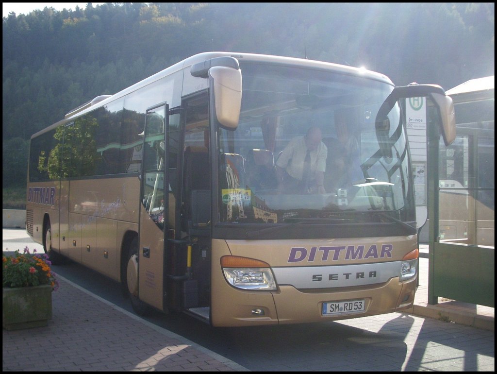 Setra 415 UL von Dittmar aus Deutschland in Bad Schandau.