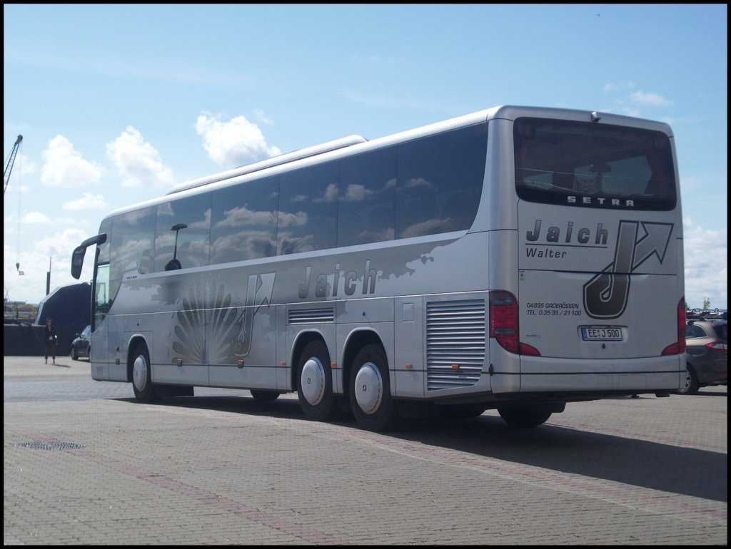 Setra 416 GT-HD von Jaich aus Deutschland im Stadthafen Sassnitz.