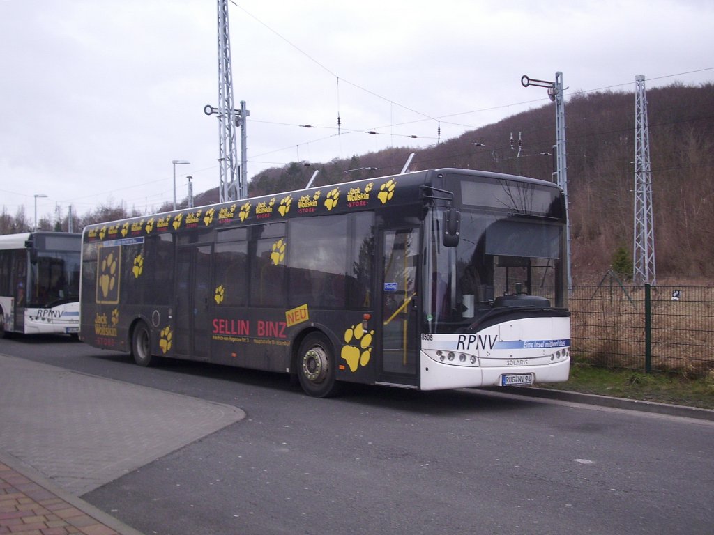 Solaris Urbino 12 der RPNV in Sassnitz. 
