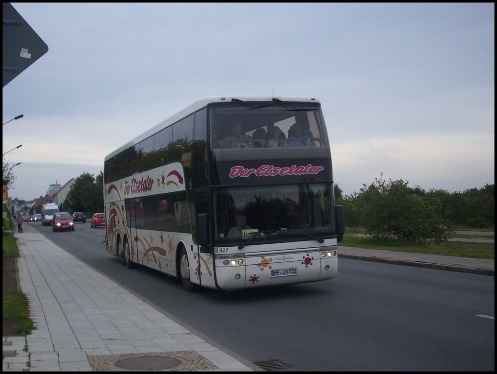 Van Hool TD927 von Der Elsetaler aus Deutschland in Sassnitz.