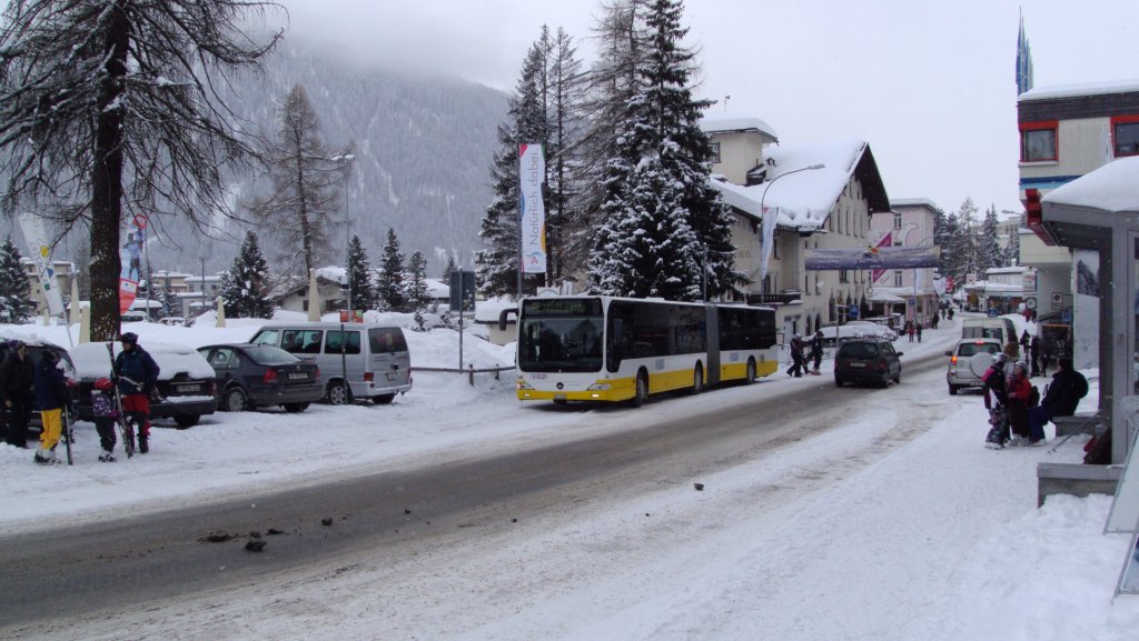 VBD-Mercedes Citaro NR.13 Baujahr 2010 in Davos am 22.2.13