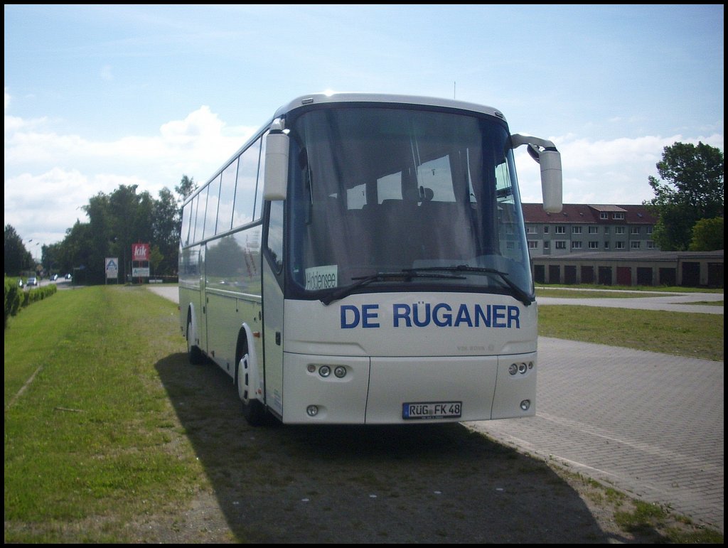 VDL Bova Futura von De Rganer aus Deutschland in Sassnitz.

