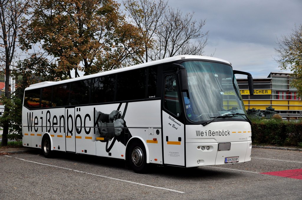 VDL BOVA vom Reisedienst WEIENBCK aus Niedersterreich am 9.10.2012 in Krems an der Donau.