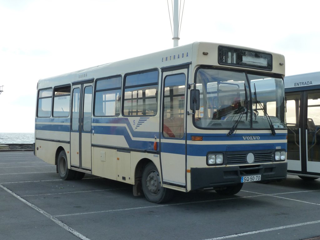 Volvo als Linienbus auf Sao Miguel/Azoren im Februar 2013