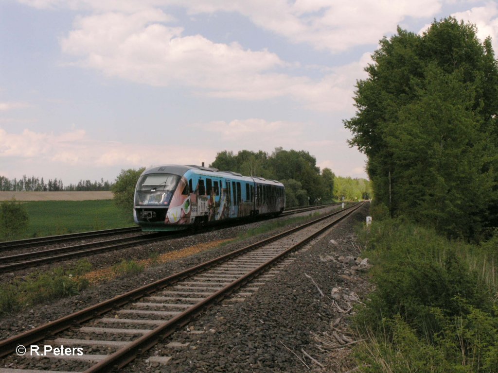 Vt06 bei Sch�nfeld auf dem Weg nach Hof. 14.05.08