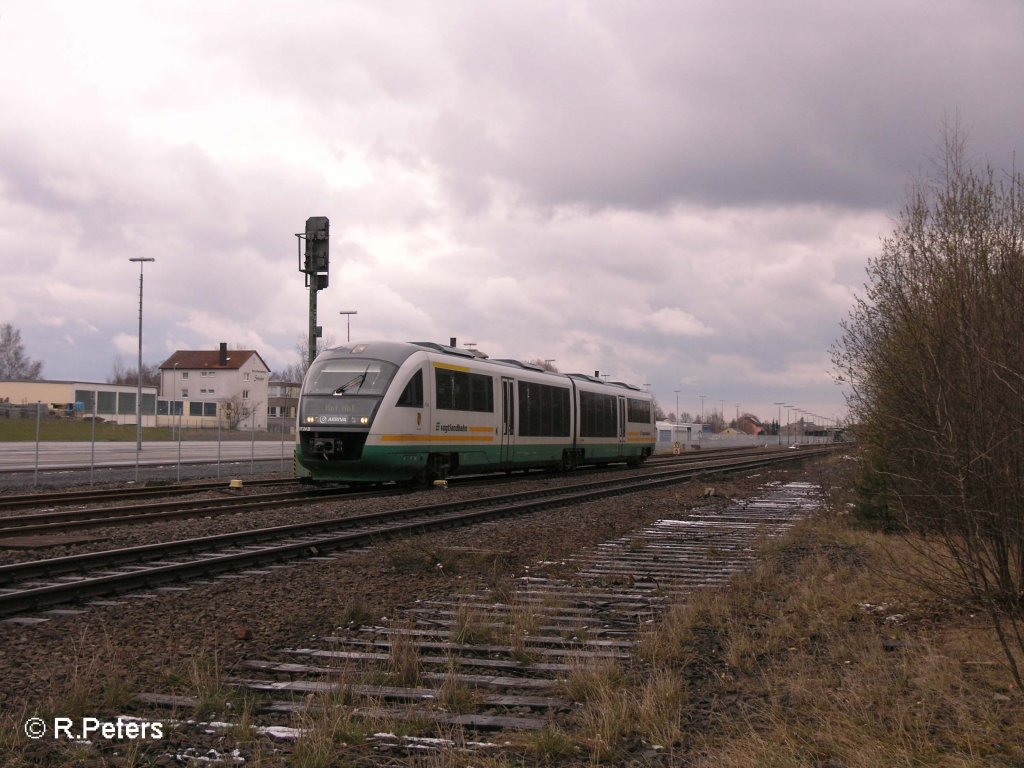 VT24B verl�sst wiesau/Oberpfalz mit einer VBg nach Hof. 07.04.08