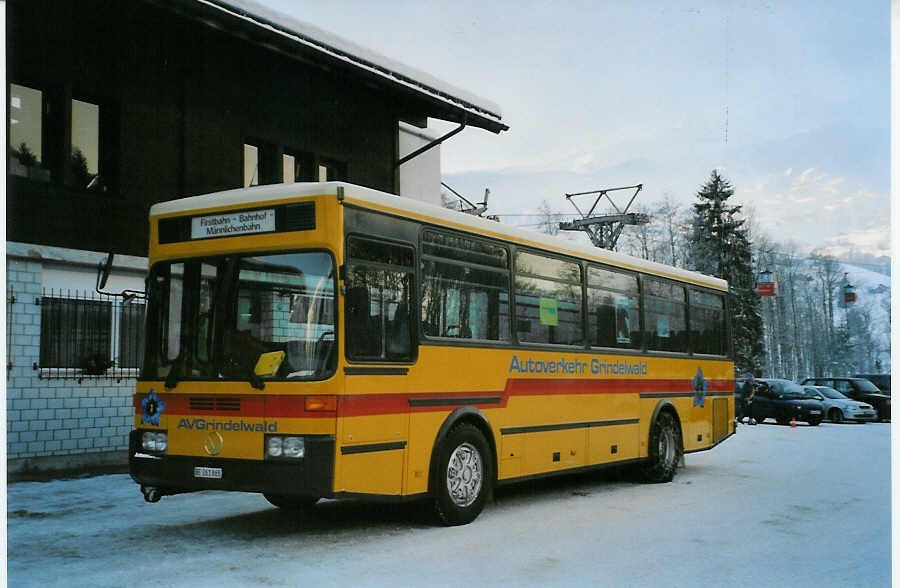 (082'007) - AVG Grindelwald - Nr. 11/BE 261'865 - Vetter am 24. Dezember 2005 in Grindelwald, Mnnlichenbahn