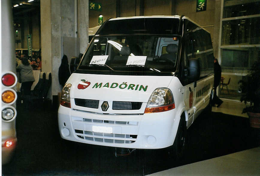 (082'704) - Madrin, Mrstetten - TG 165'431 - Renault am 21. Januar 2006 in Bern, Ferienmesse