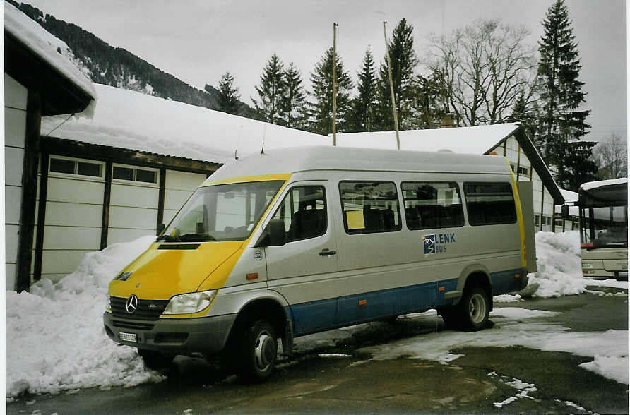 (083'213) - AFA Adelboden - Nr. 52/BE 611'129 - Mercedes (ex ABW Walenstadt) am 19. Februar 2006 in Lenk, Gutenbrunnenstrasse