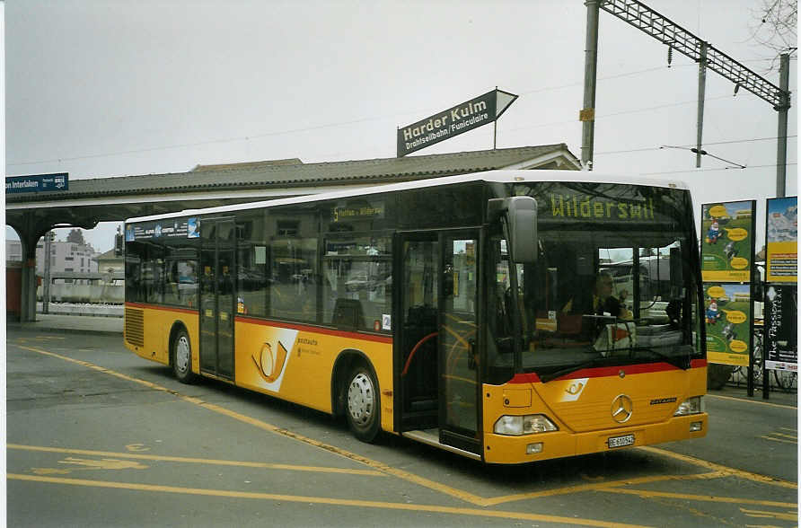 (083'321) - PostAuto Bern - BE 610'542 - Mercedes (ex P 25'380) am 25. Februar 2006 beim Bahnhof Interlaken West