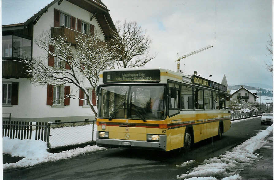 (083'334) - STI Thun - Nr. 62/BE 452'462 - Mercedes/R&J am 5. Mrz 2006 in Thun-Lerchenfeld, Langestrasse