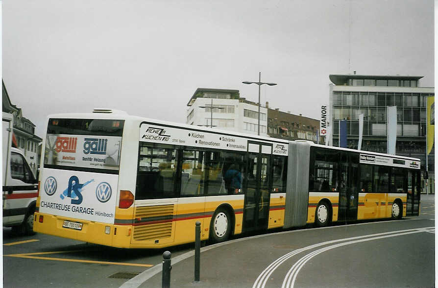 (084'417) - STI Thun - Nr. 109/BE 700'109 - Mercedes am 29. April 2006 beim Bahnhof Thun