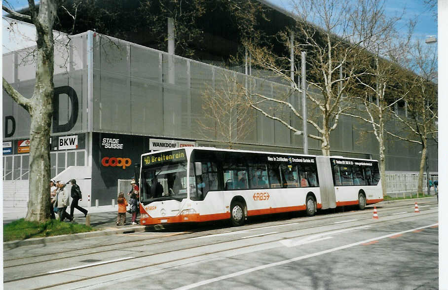(084'516) - RBS Worblaufen - Nr. 34/BE 601'234 - Mercedes (ex BSU Solothurn Nr. 34) am 30. April 2006 in Bern, Wankdorf Center