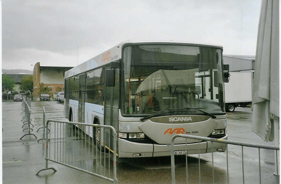 (084'701) - AAR bus+bahn, Aarau - Nr. 156/AG 368'156 - Scania/Hess am 8. Mai 2006 in Thun, Expo