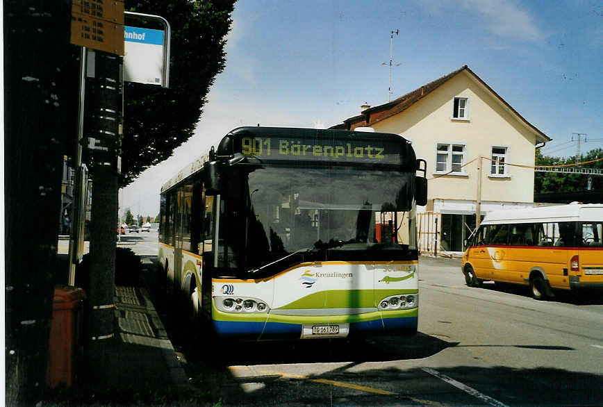 (088'326) - SBK Kreuzlingen - Nr. 89/TG 161'789 - Solaris am 31. Juli 2006 beim Bahnhof Kreuzlingen