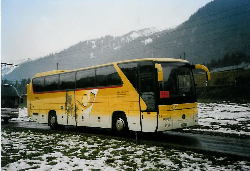 (091'413) - Tschannen, Zofingen - Nr. 21/AG 178'801 - Mercedes am 7. Januar 2007 in Reichenbach, Flugplatz