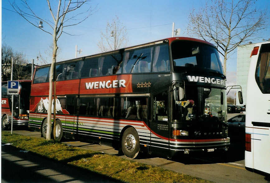 (091'628) - Wenger, Interlaken - Nr. 2/BE 366'467 - Setra am 14. Januar 2007 in Bern, Guisanplatz